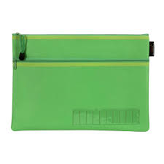 Picture of PENCIL CASE CELCO 345X264MM PREMIUM LARGE LIME GREEN