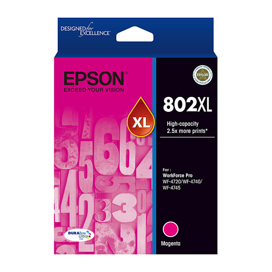 Picture of EPSON 802 MAGENTA XL INK CART