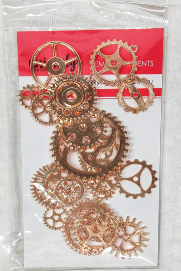Picture of ROSE GOLD METAL COGS