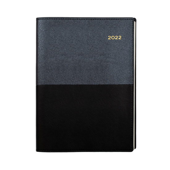 Picture of DIARY 2022 COLLINS A5 VANESSA 2DTP BLACK