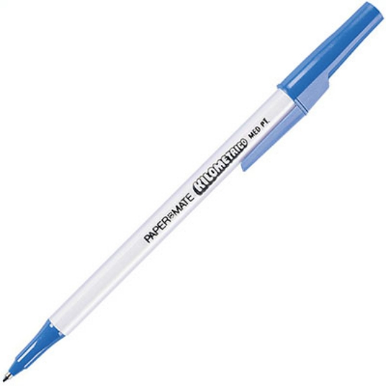 Picture of PEN PAPERMATE BP KILOMETRICO MEDIUM BLUE