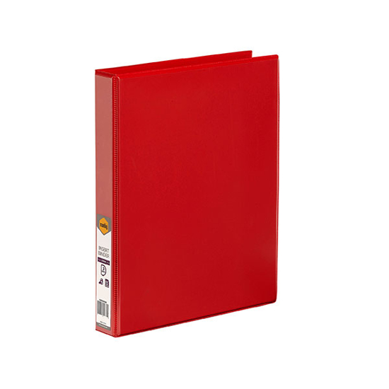 Picture of BINDER INSERT MARBIG A4 CLEARVIEW 3 D-R 25MM RED