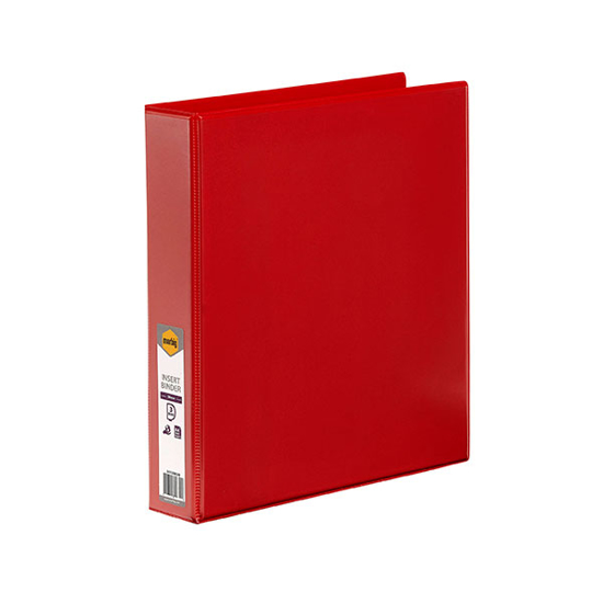Picture of BINDER INSERT MARBIG A4 CLEARVIEW 3 D-R 38MM RED