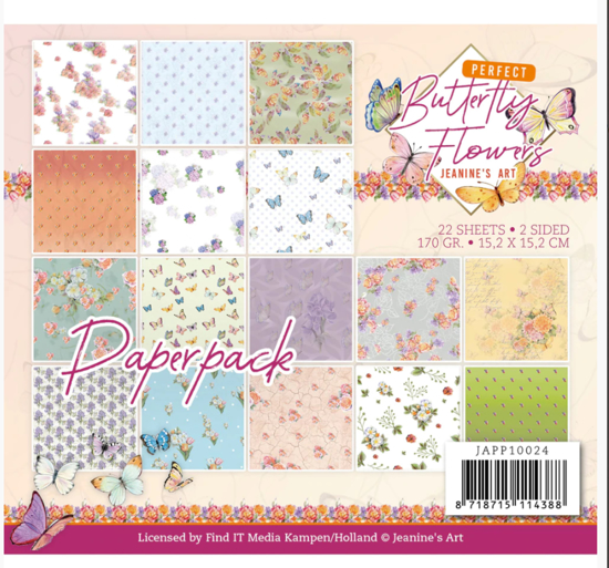 Picture of PAPERPACK PERFECT BUTTERFLY FLOWERS