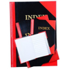 Picture of INDEX BOOK HARD COVER RED CNR