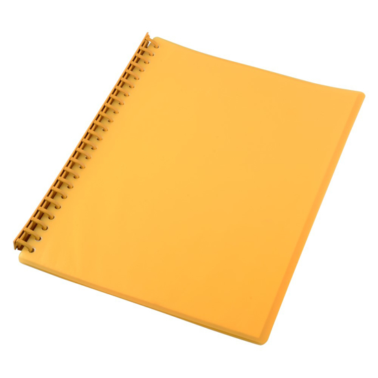 Picture of DISPLAY BOOK GNS A4 REFILLABLE YELLOW
