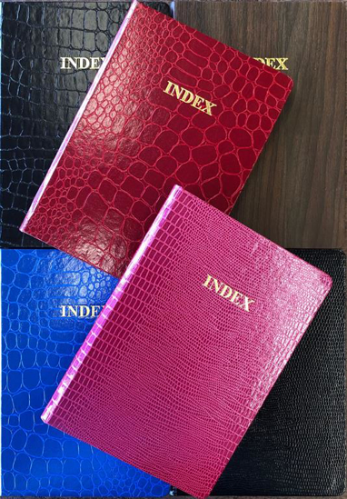 Picture of INDEX BOOK A6 PU HARD COVER