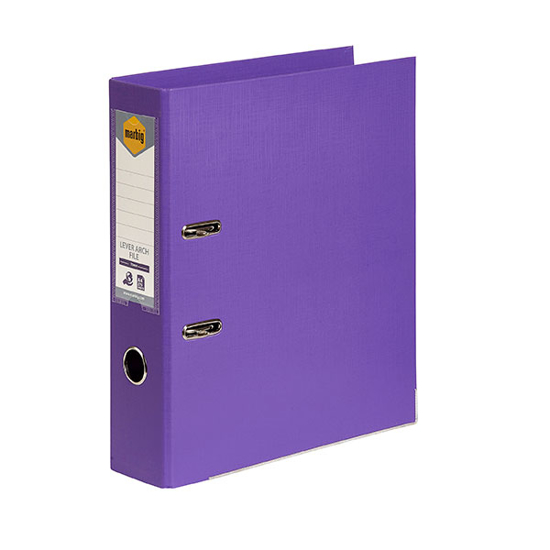 Picture of LEVER ARCH MARBIG A4 PURPLE
