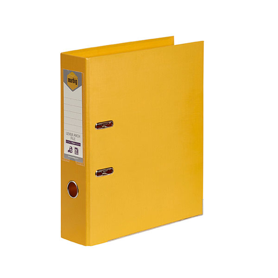 Picture of LEVER ARCH FILE MARBIG A4 PE LEMON