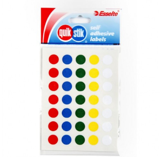 Picture of LABEL QUIK STIK F/P 11MM MULTI DOT