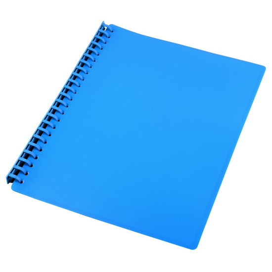 Picture of DISPLAY BOOK GNS A4 REFILLABLE BLUE 20P