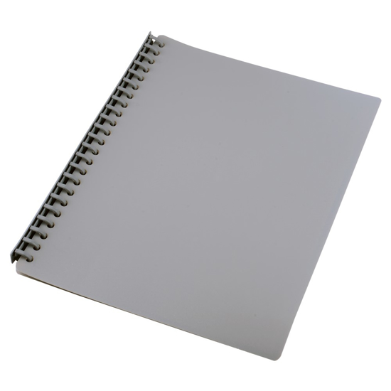 Picture of DISPLAY BOOK GNS A4 REFILLABLE GREY 20P