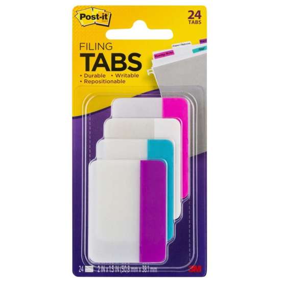 Picture of FILING TABS POST-IT DURABLE 686-PWAV PIN