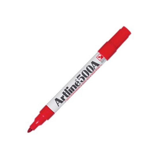 Picture of MARKER W/B ARTLINE 500A BULLET RED