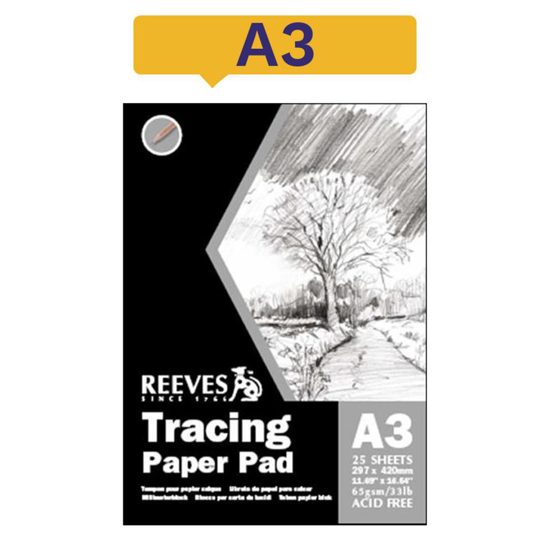 Picture of REEVES TRACING PAPER PAD 65GSM