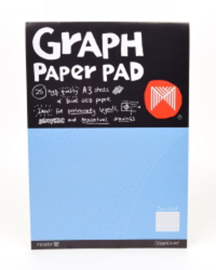 Picture of GRAPH PAD MICADOR A3 GRP035 5MM SQUARES