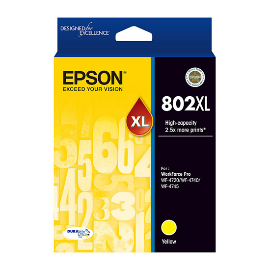 Picture of EPSON 802 YELLOW XL INK CART