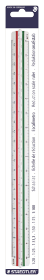 Picture of RULER SCALE STAEDTLER TRIANGULAR DIN 1:2