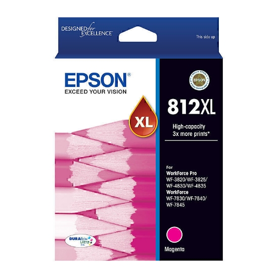 Picture of EPSON 812XL MAGENTA INK CART