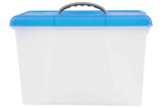 Picture of CARRY CASE BLU LID/CLR BASE