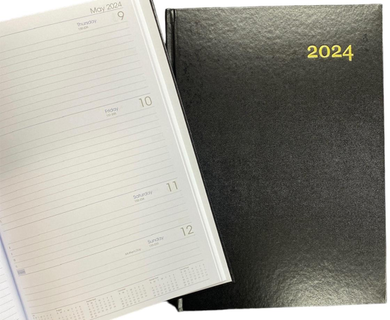 Picture of DIARY A4 WTV BUDGET BLACK