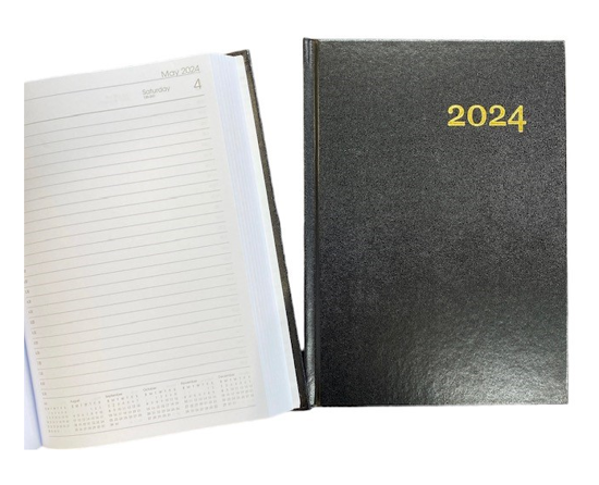 Picture of DIARY A5 DTP BUDGET BLACK