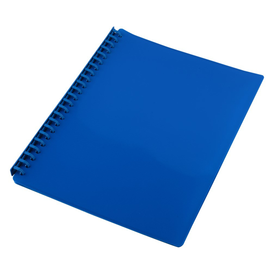 Picture of DISPLAY BOOK GNS A4 REFILLABLE GLOSS BLUE