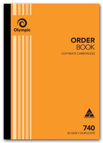 Picture of ORDER BOOK OLYMPIC FSC 740 DUP C/LESS A4