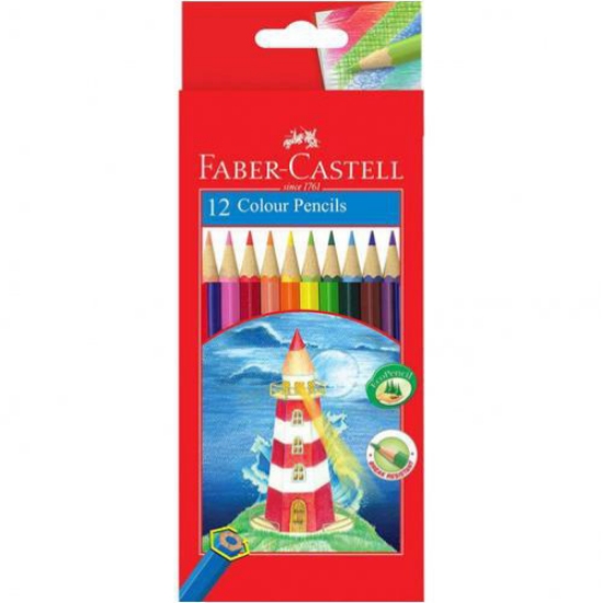 Picture of PENCIL FC COLOURED HEXAGONAL 12PK