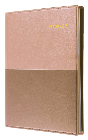 Picture of DIARY VANESSA FINANCIAL YEAR 23/24 COLLINS A4 WTV CHAMPAGNE