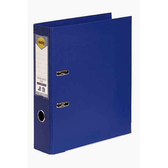Picture of LEVER ARCH FILE MARBIG A4 PE BLUE