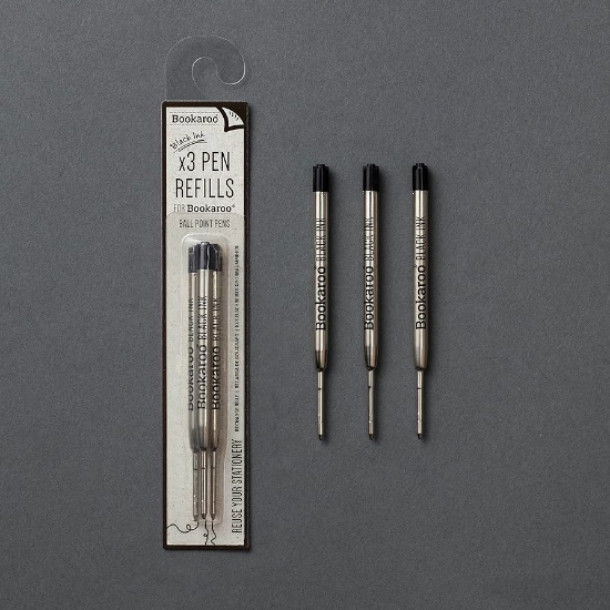 Picture of BOOKAROO PEN REFILLS BLACK