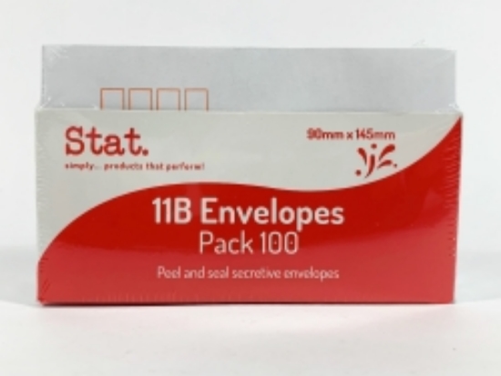 Picture of ENVELOPE STAT 11B SECRET PEEL/SEAL PK100