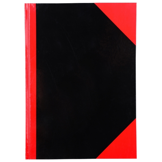 Picture of NOTE BOOK A5 BLACK & RED 100LF