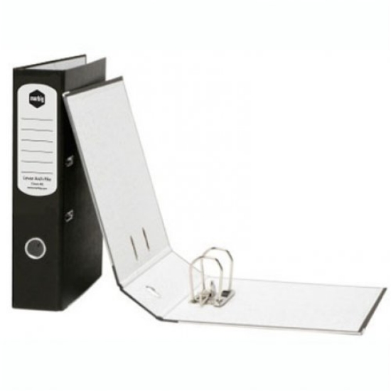 Picture of LEVER ARCH FILE MARBIG FC PAPER SPINE BLACK