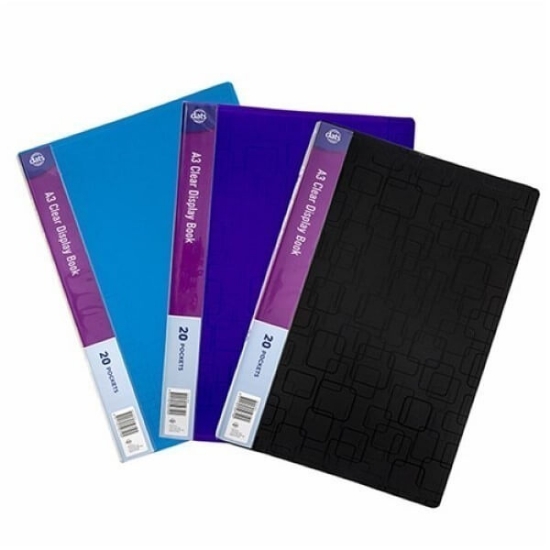 Picture of DISPLAY BOOK A3 FIXED 20 PKT ASSTD