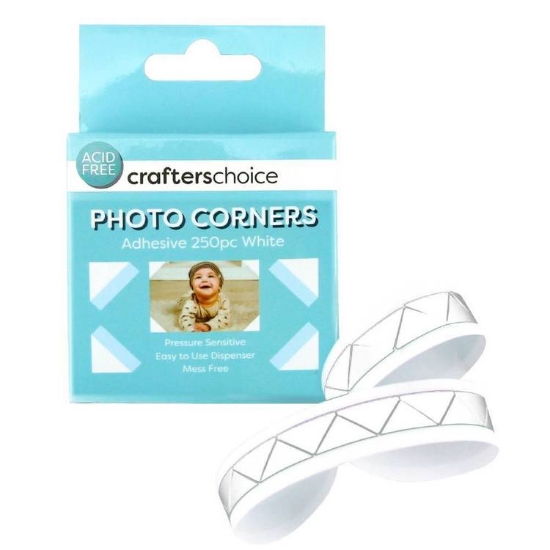 Picture of PHOTO CORNERS ADHESIVE 250 WHITE