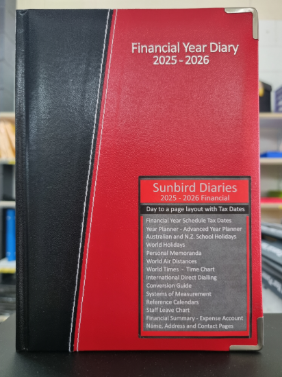 Picture of 2025-2026 FINANCIAL YEAR DIARY A51 2-TONE