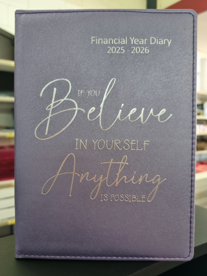 Picture of 2025-2026 FINANCIAL YEAR DIARY A5 FOIL PRINT