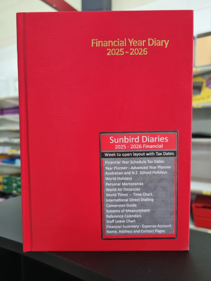 Picture of FINANCIAL YEAR DIARY 2025-2026 A5