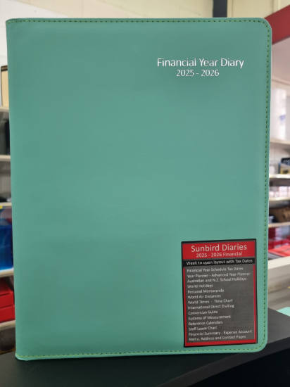 Picture of 2025-2026 FINANCIAL YEAR DIARY A47 WIRO PU