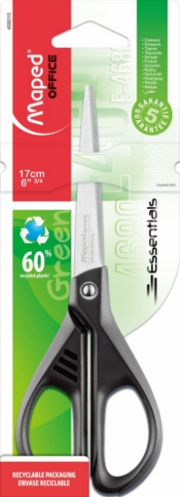 Picture of SCISSORS MAPED 17CM ESSENTIAL GREEN HS