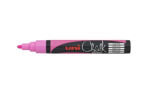 Picture of UNI BT CHALK MARKER MET PINK