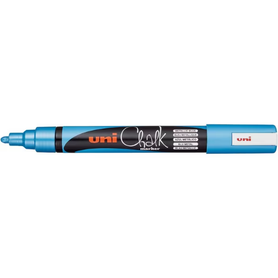 Picture of BULLET TIP CHALK MARKER MET BLUE