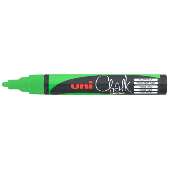 Picture of MARKER CHALK UNI 2.5MM BULLET TIP FLUORO GREEN