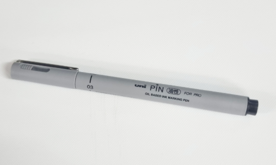 Picture of UNI PIN PERM MARKER F GREY