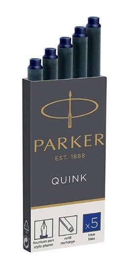 Picture of INK CARTRIDGE PARKER BLUE PK5