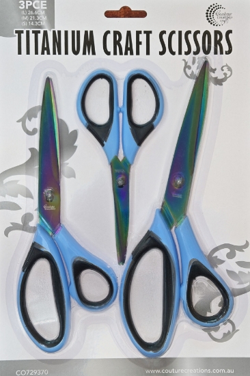 Picture of TITANIUM CRAFT SCISSORS PK3