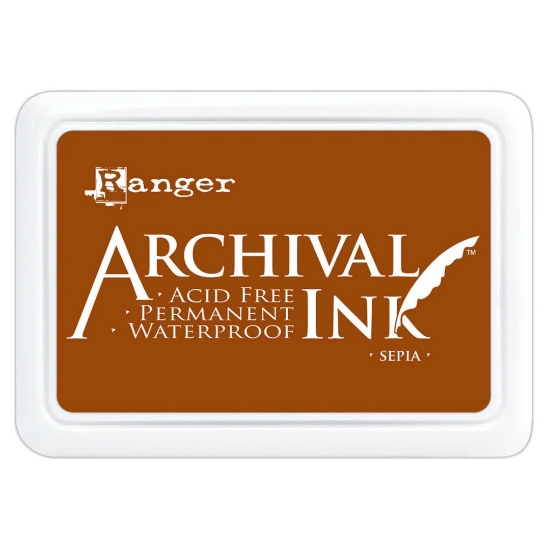 Picture of ARCHIVAL INK PAD SEPIA