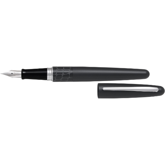 Picture of PILOT FOUNTAIN PEN CROCODILE M BLK